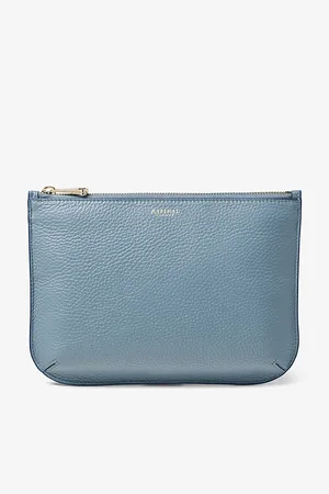 ASPINAL OF LONDON Ella Large Grained-leather Pouch