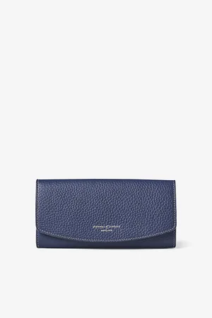 ASPINAL OF LONDON Essential Foiled-branding Pebbled-leather Purse