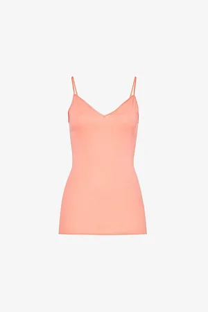 Hanro Seamless Spaghetti-strap Cotton Top