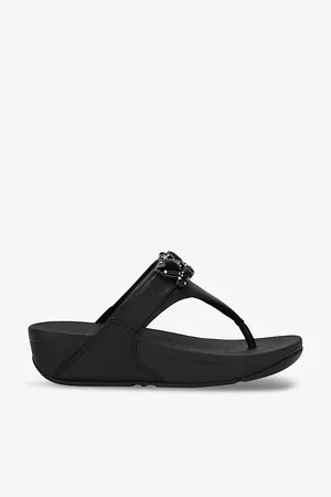 FitFlop Lulu Jewel Crystal-embellished Woven Sandals