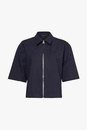 RAG&BONE Junie Pinstripe Stretch-woven Shirt