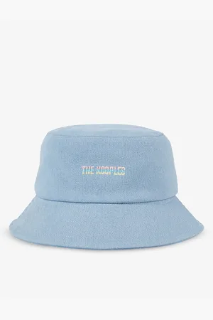 The Kooples Logo-embroidered Denim Bucket Hat