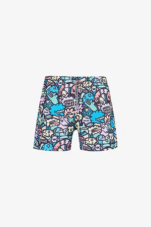 BOARDIES Monsters Recycled-polyester Swim Shorts