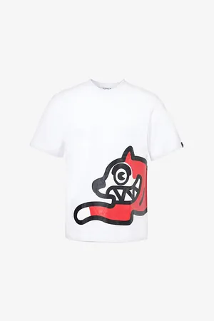 ICECREAM Running Dog Branded-print Cotton-jersey T-shirt