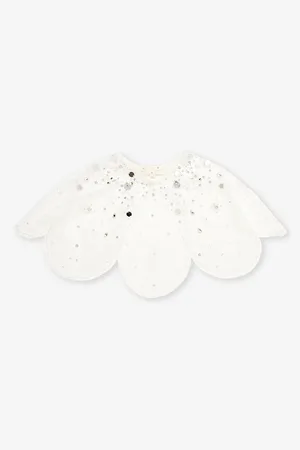 Tutu Du Monde Crystal-embellished Woven Cape