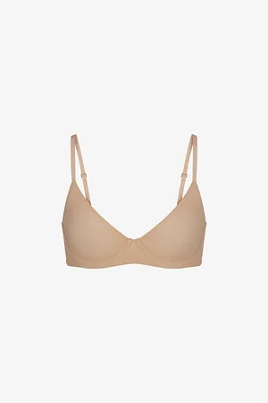 SKIMS Fits Everybody Unlined Stretch-woven Bra