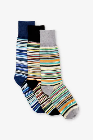 Paul Smith Signature Striped Pack of Six Cotton-blend Socks