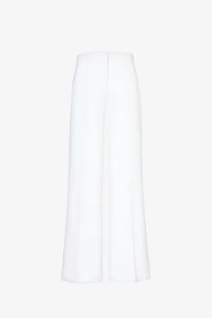 ME AND EM Tux Wide-leg Mid-rise Stretch-woven Trousers
