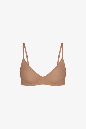 SKIMS Fits Everybody Unlined Stretch-woven Bra