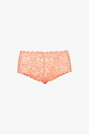 Hanro Moments Mid-rise Stretch-lace Briefs