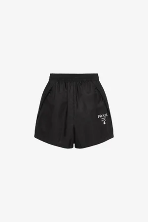 Prada Logo-embellished Re-nylon Recycled-polyamide Shorts