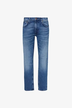 Nudie Jeans Lean Dean Slim-leg Mid-rise Stretch-denim Jeans