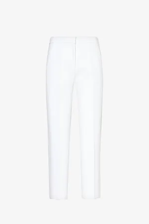 ME AND EM Tux Slim-leg Mid-rise Stretch-woven Trousers
