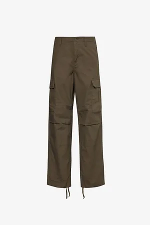 Carhartt Cargo-pocket Tapered-leg Cotton Trousers