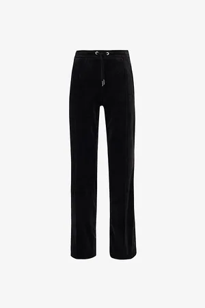 Juicy Couture Tina Rhinestone-embellished Velour Jogging Bottoms