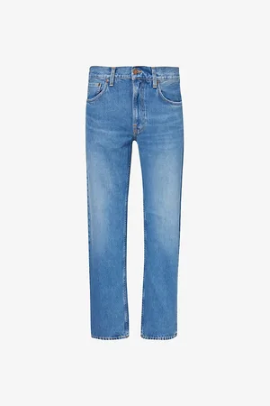 Nudie Jeans Gritty Jackson Straight-leg Mid-rise Jeans