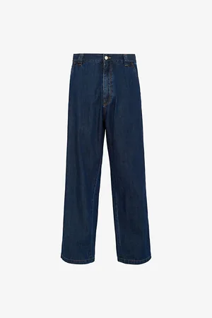 Prada Washed Wide-leg Regular-fit Jeans