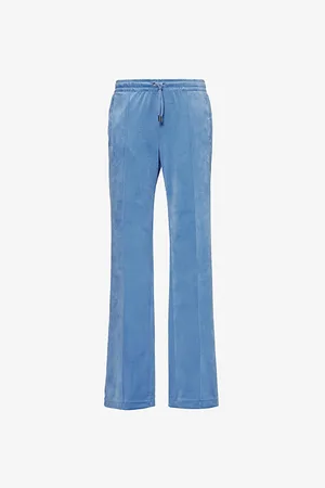 Juicy Couture Tina Rhinestone-embellished Velour Jogging Bottoms