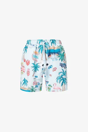 SANDBANKS Vegas Brand-embroidered Swim Shorts