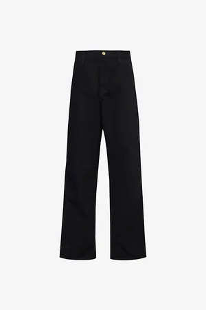 Carhartt Single Knee Straight-leg Relaxed-fit Organic-cotton Trousers