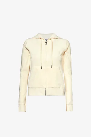 Juicy Couture Robertson Logo-embroidered Stretch-cotton Hoody