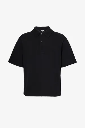 Loewe Logo-embroidered Regular-fit Cotton-piqué Polo Shirt