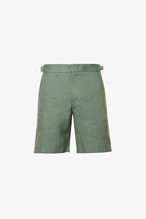 Orlebar Brown Norwich Side-adjuster Linen Shorts