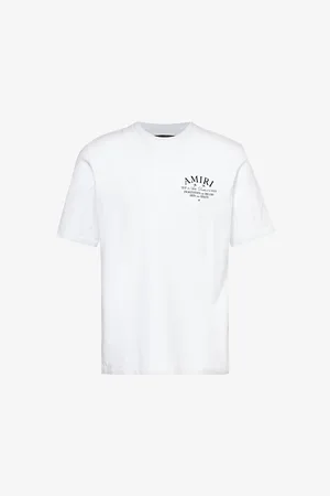 AMIRI Brand-embellished Crewneck Cotton-jersey T-shirt