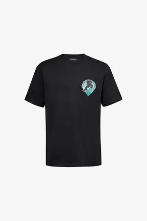 AMIRI Brand-embellished Crewneck Cotton-jersey T-shirt