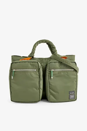 TOGA PULLA Virilis X Porter-yoshida & Co.-pocket Woven Tote Bag