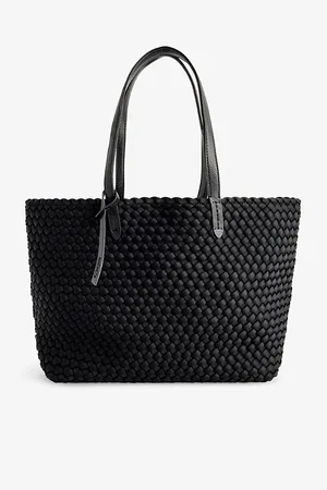 Naghedi Jet Setter Small Woven Tote Bag