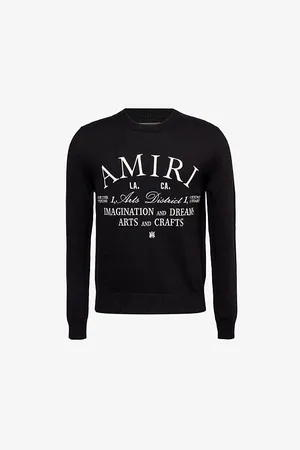 AMIRI Brand-embellished Crewneck Cotton-jersey T-shirt