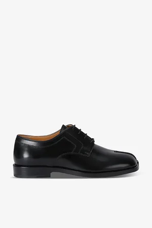 Maison Margiela Tabi Lace-up Leather Shoes