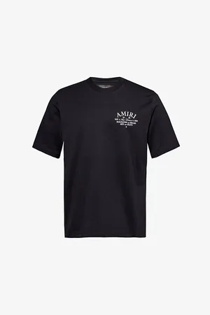 AMIRI Brand-embellished Crewneck Cotton-jersey T-shirt