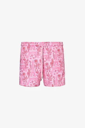 Vilebrequin Moorise Graphic-print Stretch-recycled-polyamide Swim Shorts