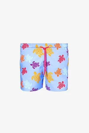 Vilebrequin Moorise Turtle-print Stretch-recycled-polyamide Swim Shorts
