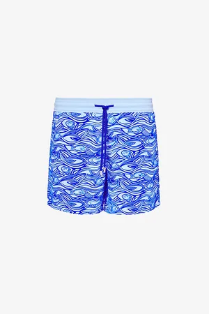Vilebrequin Moorea Turtle-print Recycled-polyamide Swim Shorts
