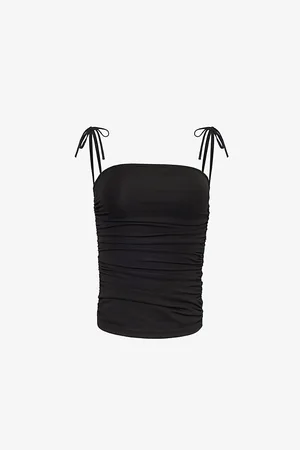 Amy Lynn Alexa Strapless Stretch-cotton Top