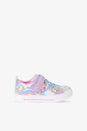 Skechers Kids Twinkle Sparks Light-up Woven Trainers