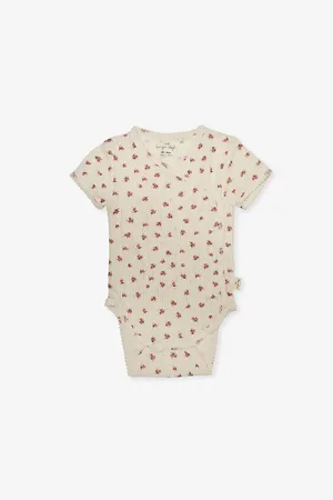 Konges Sløjd Minnie Bloom Floral-print Organic-cotton Bodysuit 0-6 Months