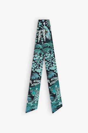 Cartier Panthère De Floral-print Silk-twill Bandeau