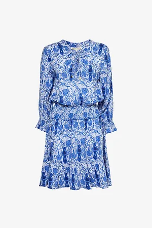 Heidi Klein Lake Como Floral-pattern Woven Mini Dress