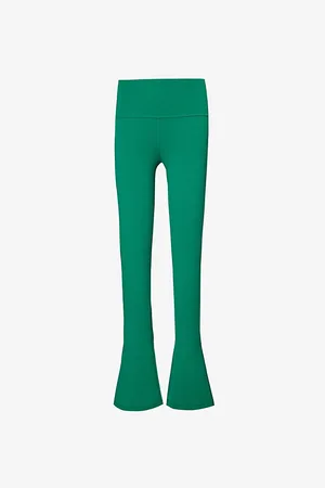 Lululemon Align Brand-print Flared-leg Stretch-woven Leggings