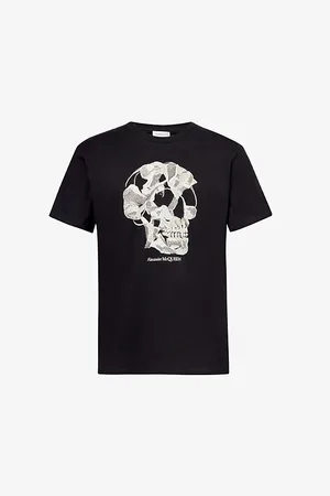 Alexander McQueen Skull Graphic-print Cotton-jersey T-shirt