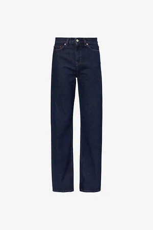 Sporty & Rich Straight-leg High-rise Relaxed-fit Jeans
