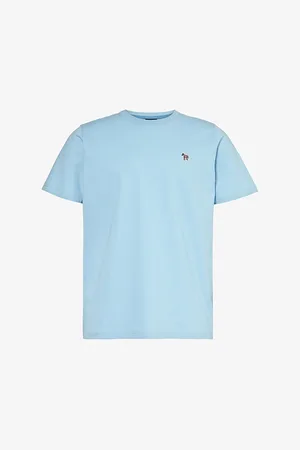 Paul Smith Zebra Brand-embroidered Cotton-jersey T-shirt