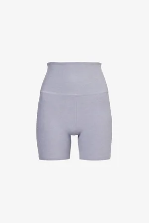 Beyond Yoga Spacedye Keep Pace High-rise Stretch-woven Shorts