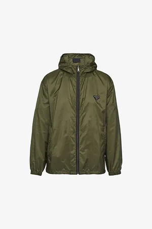 Prada Re-nylon Brand-tab Recycled-polyamide Jacket