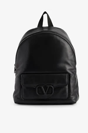 VALENTINO GARAVANI Vlogo-plaque Leather Backpack
