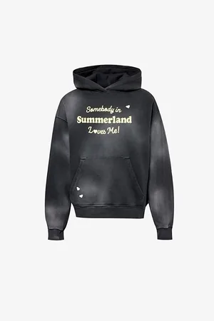 Nahmias Slogan-print Relaxed-fit Cotton-jersey Hoody